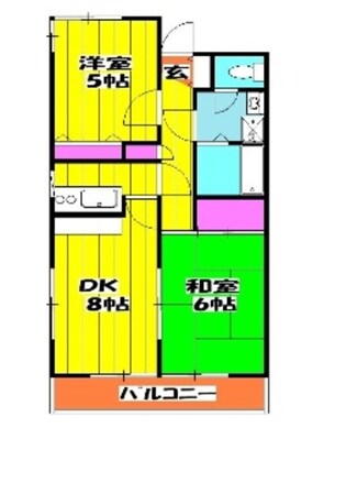 奈良町ハイツの物件間取画像